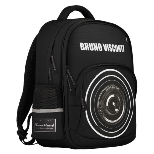 Bruno Visconti рюкзак черный  с эргономичной спинкой "объектив" image 1