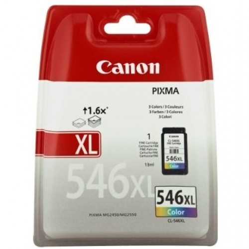 Чернильный картридж Canon CL-546, 13мл. Цветной image 1