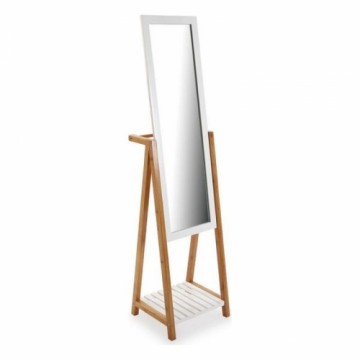 Bigbuy Home Brīvi stāvošs spogulis Bambuss Koks MDF (11,5 x 120 x 49 cm)