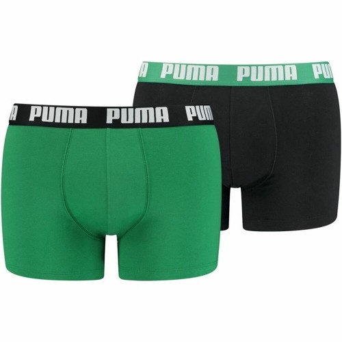 Мужские боксеры Puma 521015001-035 Зеленый (2 uds) image 1