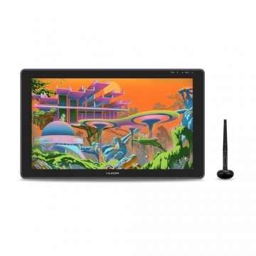 HUION Kamvas 22 Plus graphic tablet Black 476.64 x 268.11 mm USB
