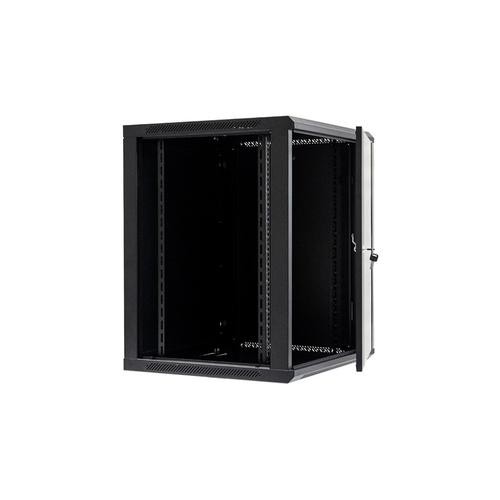 Netrack 019-150-66-022 rack cabinet 15U Wall mounted rack Black image 2