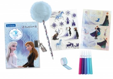 Lexibook - Frozen Electronic Secret Diary with light and accessories (stickers, pen, color pen)