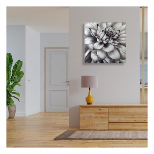 Bigbuy Home Eļļas glezna Zieds Canvas (2,8 x 80 x 80 cm) image 5