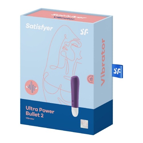 Вибратор в форме пули Ultra Power Satisfyer Фиолетовый image 1