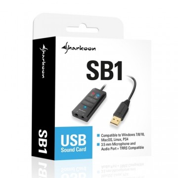 Skaņas Karte USB Sharkoon SB1