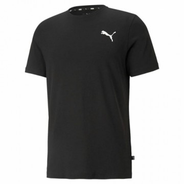 Vīriešu Krekls ar Īsām Piedurknēm Puma Essentials Small Logo Melns