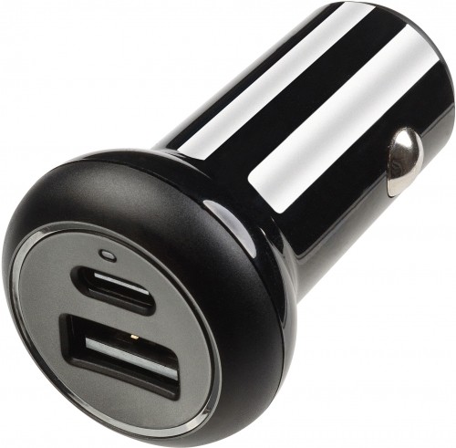Vivanco car charger USB/USB-C 24W (62303) image 1