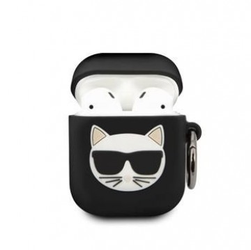 Karl Lagerfeld Apple AirPods Choupette Case Black