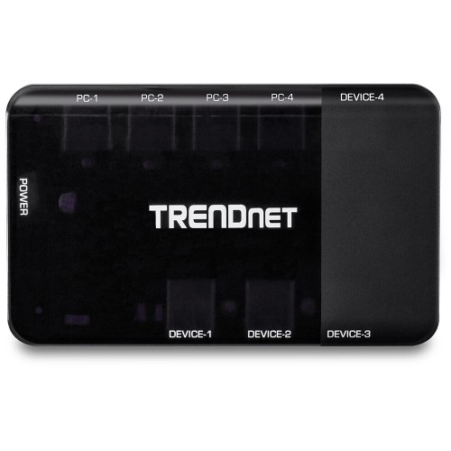 Slēdzis Trendnet TK-U404 USB Melns image 4