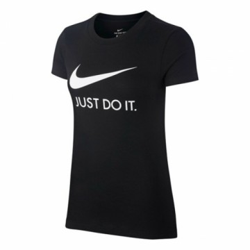 Sieviešu Krekls ar Īsām Piedurknēm Nike NSW TEE JDI Melns