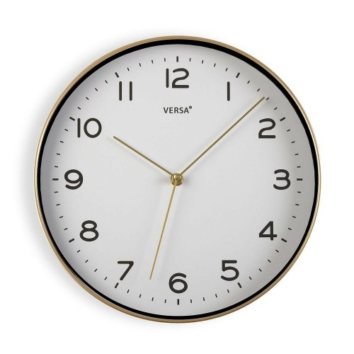 Bigbuy Home Настенное часы Позолоченный PU (30,5 x 4,3 x 30,5 cm) image 1