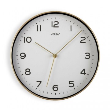 Bigbuy Home Настенное часы Позолоченный PU (30,5 x 4,3 x 30,5 cm)