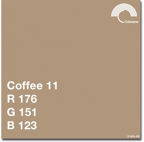 Colorama background paper 1.35x11m, coffee (511) image 2
