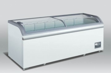 Glass lid display freezer Scandomestic XS80