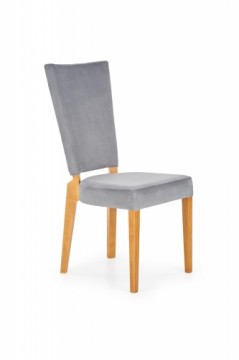 Halmar ROIS chair, color: honey oak / grey