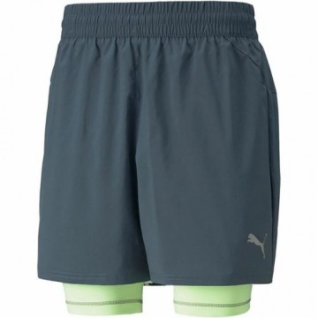 Vīriešu Sporta Šorti Puma Running 2 in 1 Melns