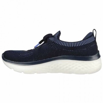 Skriešanas Apavi Pieaugušajiem Skechers Engineered Flat Knit W Zils