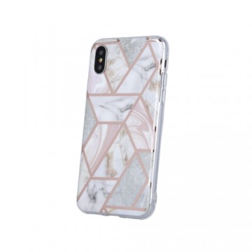 Fusion Accessories Fusion Geometric Marble silikona aizsargapvalks Apple iPhone 11 Pro rozā