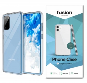 Fusion Accessories Fusion Ultra Clear Series 2 mm Silikona Aizsargapvalks Samsung G985 / G986 Galaxy S20+ / S20+ 5G Caurspīdīgs (EU Blister)