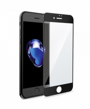 Fusion Accessories Fusion Full Glue 5D Tempered Glass Aizsargstikls Pilnam Ekrānam Apple iPhone 8 Plus Melns