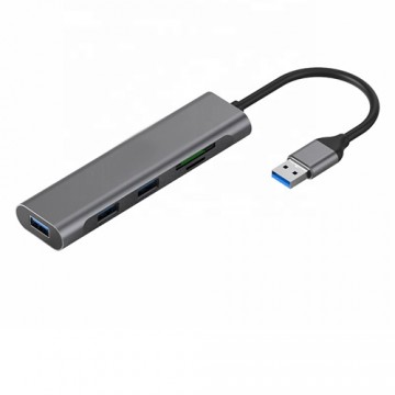 Extradigital Aдаптер USB A 3.0 - 3 x USB 3.0, HDMI, SD, TF