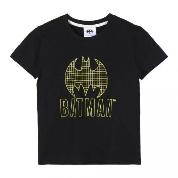 Krekls ar Īsām Piedurknēm Bērniem Batman Melns
