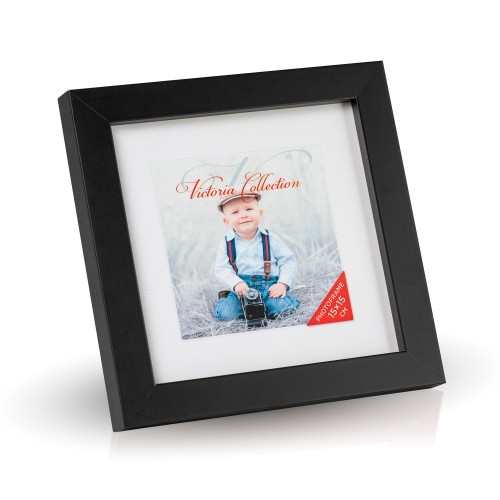 Victoria Collection Cubo photo frame 15x15 black (VF2275) image 1