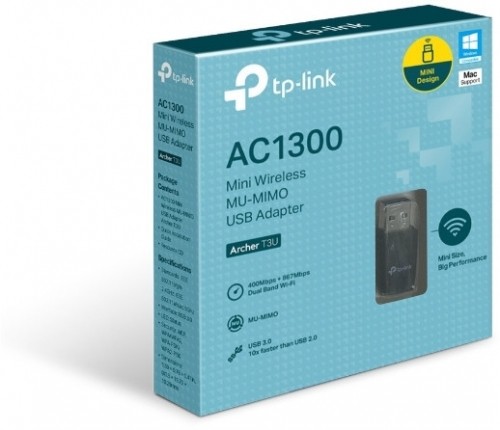 TP-Link USB WiFi адаптер Archer T3U Mini AC1300 image 2