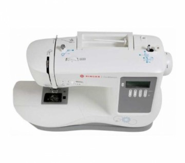 Singer 7640 sewing machine, electric current, white