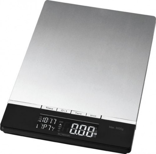 Bomann KW 1421 CB Electronic kitchen scale Black,Stainless steel image 1