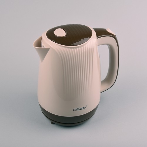 Feel-Maestro MR042 beige electric kettle 1.7 L Beige, Brown 2200 W image 1