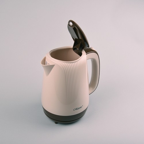 Feel-Maestro MR042 beige electric kettle 1.7 L Beige, Brown 2200 W image 4
