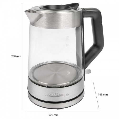 Proficook electric glass kettle PC-WKS 1190 G image 4