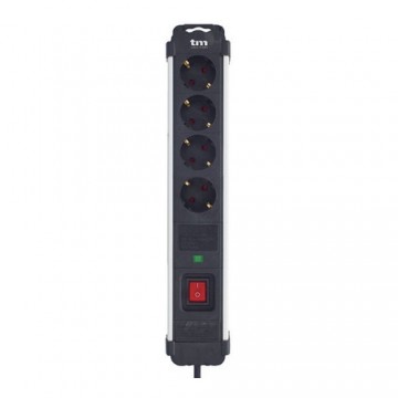 4-kontaktligzdu korpuss ar strāvas slēdzi TM Electron 230 V