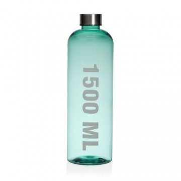 Bigbuy Home Ūdens pudele Zaļš 1,5 L Tērauds polistirols