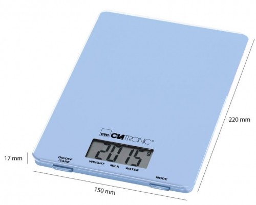 Kitchen Scales Clatronic KW3626B, blue image 4