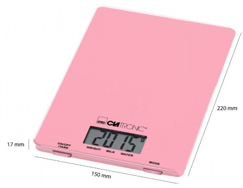 Kitchen Scales Clatronic KW3626, pink image 4