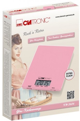 Kitchen Scales Clatronic KW3626, pink image 5