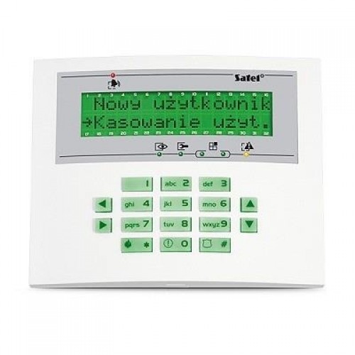 KEYPAD LCD /INTEGRA GREEN/INT-KLCDL-GR SATEL image 1