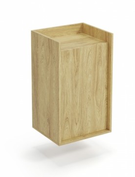 Halmar MOBIUS cabinet 1D color: hikora oak
