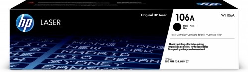 Hewlett-packard HP 106A Black Original Laser Toner Cartridge image 1