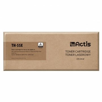 Actis TH-55X toner for HP printer; HP 55X CE255X, Canon CRG-724H replacement; Standard; 12500 pages; black