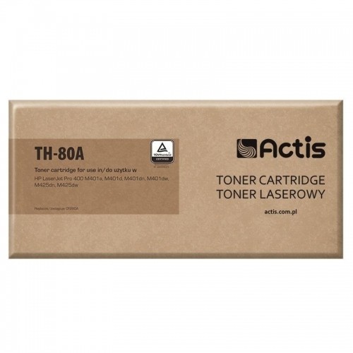 Actis TH-80A toner for HP printer; HP 80A CF280A replacement; Standard; 2700 pages; black image 1