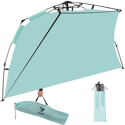 Iso Trade Beach shelter beach tent UV protection light sun tent 16158 (15396-0) image 1