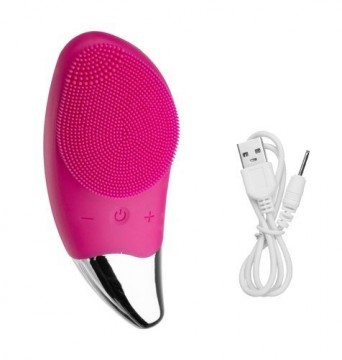Iso Trade Vibrating Facial Cleansing Brush Anti-Aging Silicone Massager Waterproof Skin Cleansing Care and Massager Vibrating 15442 (15233-0)