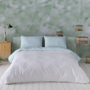 Ziemeļu pārvalks Naturals Abpusējs Zils Balts (260 x 220 cm) (Gulta 180/190)