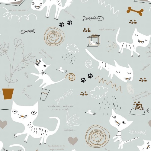 постельное покрывало Panzup Cats 3 (200 x 260 cm) (105/110 кровать) image 1