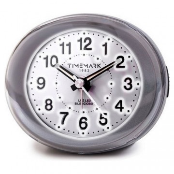 Аналоговые часы-будильник Timemark Серый (9 x 9 x 5,5 cm)