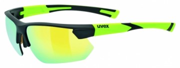 Brilles Uvex Sportstyle 221 black mat yellow